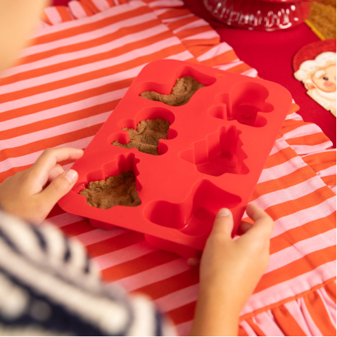 Silikonski model za 6 božičnih kolačkov