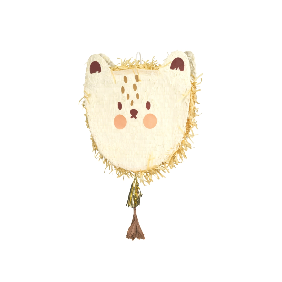 Összehajtható oroszlánfej pinata 48×48×10 cm