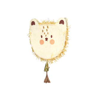 Összehajtható oroszlánfej pinata 48×48×10 cm