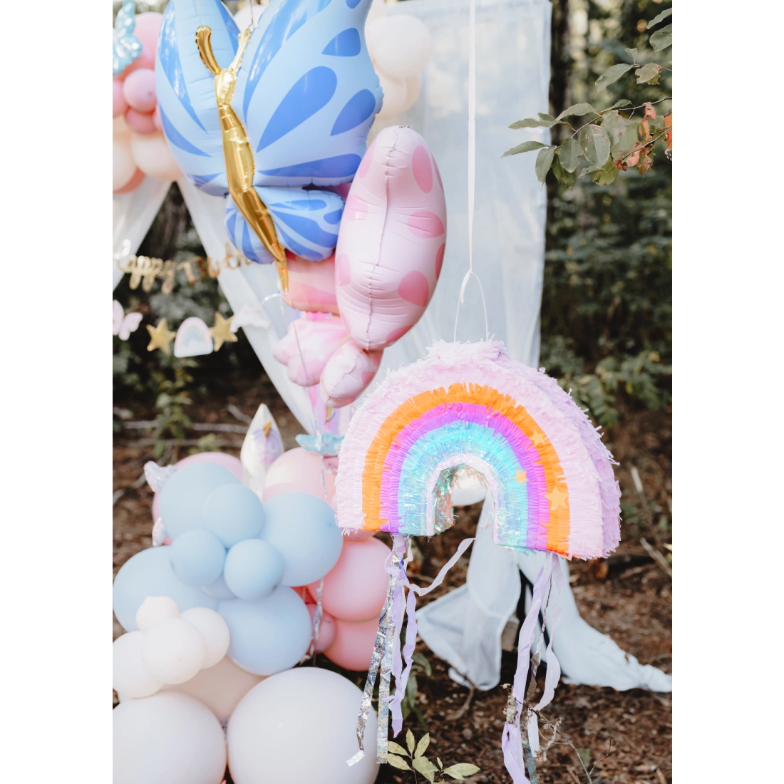 Összecsukható Rainbow pinata 50×33×10 cm