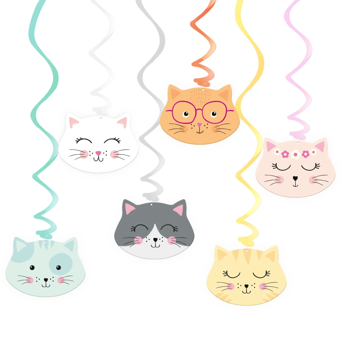 Spiraline Pisicuțe, 6 buc.