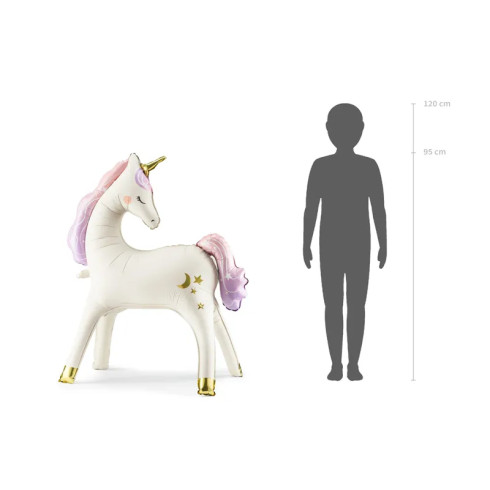 Stoječi folijski balon Samorog, 95 x 86 cm