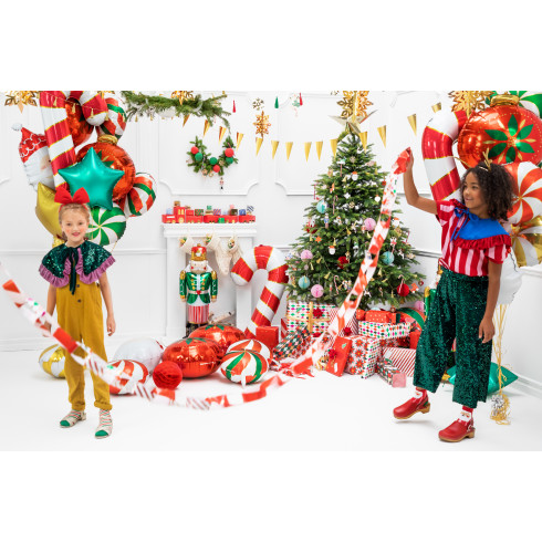 Stoječi folijski balon Hrestač 34 × 85 cm