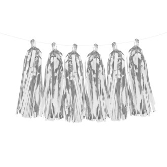 Resasta girlanda – srebrna 150 cm