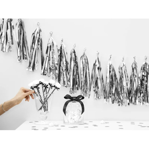 Füzér girland – ezüst, 150 cm Füzér girland – ezüst, 150 cm