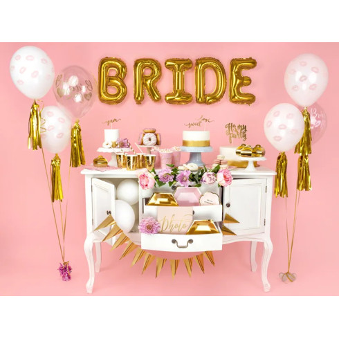 Bojtokból álló girland – arany, 150 cm Bojtokból álló girland – arany, 150 cm