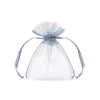 Săculețe din organza argintii 10 cm – ambalaj pentru cadouri, 10 buc.