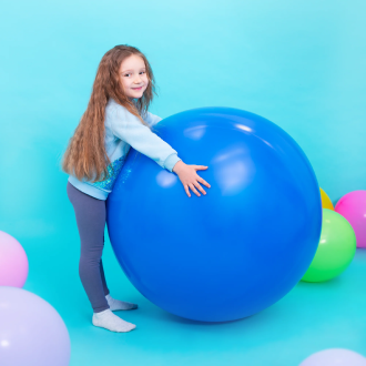 Svetlo moder balon 91 cm, 1 kos