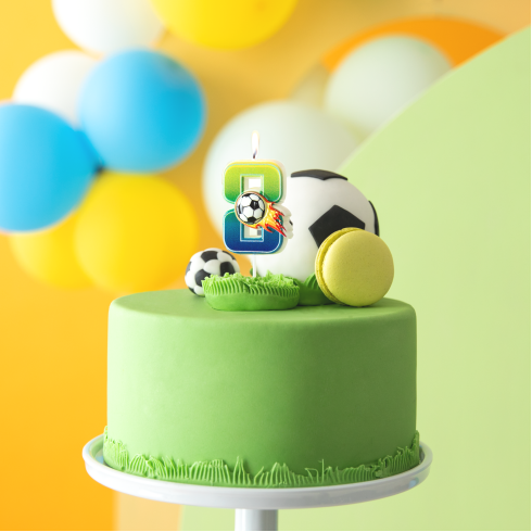 Tortagyertya Futball 8-as szám Tortagyertya Futball 8-as szám