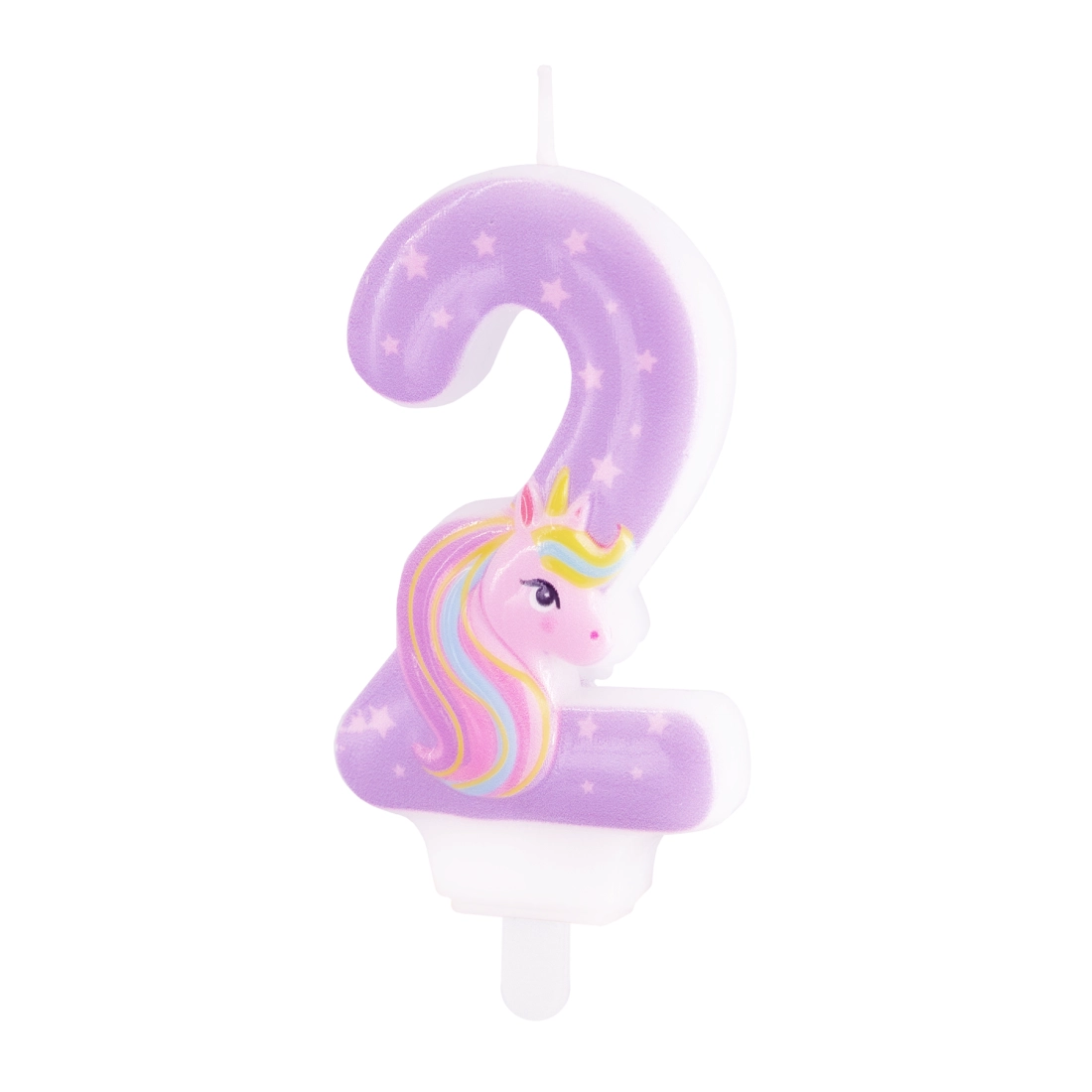 Szülinapi tortagyertya, Unikornis, 2-es szám