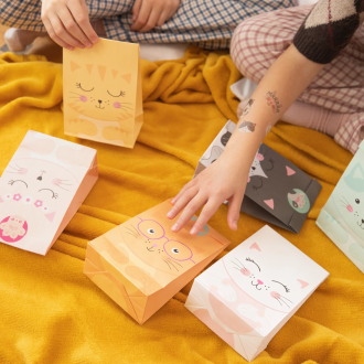 Vrečke za bonbone Muce 6 kosov