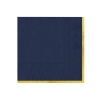 Șervețele bleumarin cu margine aurie Classic Gold – 10 buc.