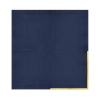 Șervețele bleumarin cu margine aurie Classic Gold – 10 buc.