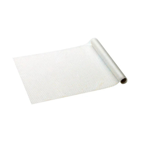 Tüll asztali futó – fehér, 0,36 × 3 m
