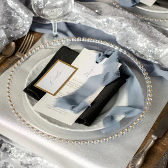 Tilov namizni tekač – srebrn 0,36 × 3 m