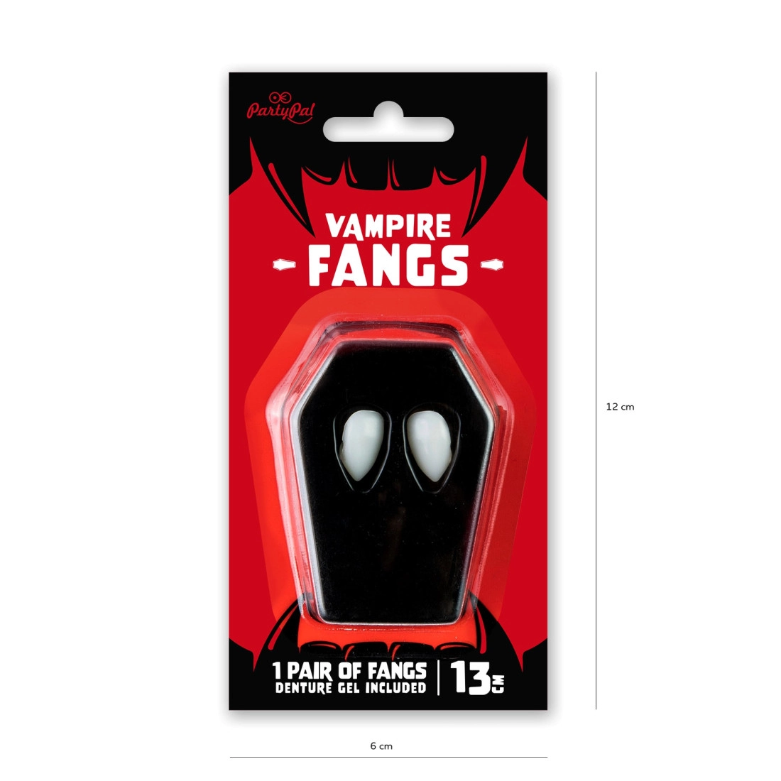 Dinți de vampir Halloween 1,3 cm