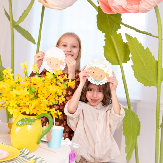 Velikonoške papirnate serviete Jagnje, 10 kos