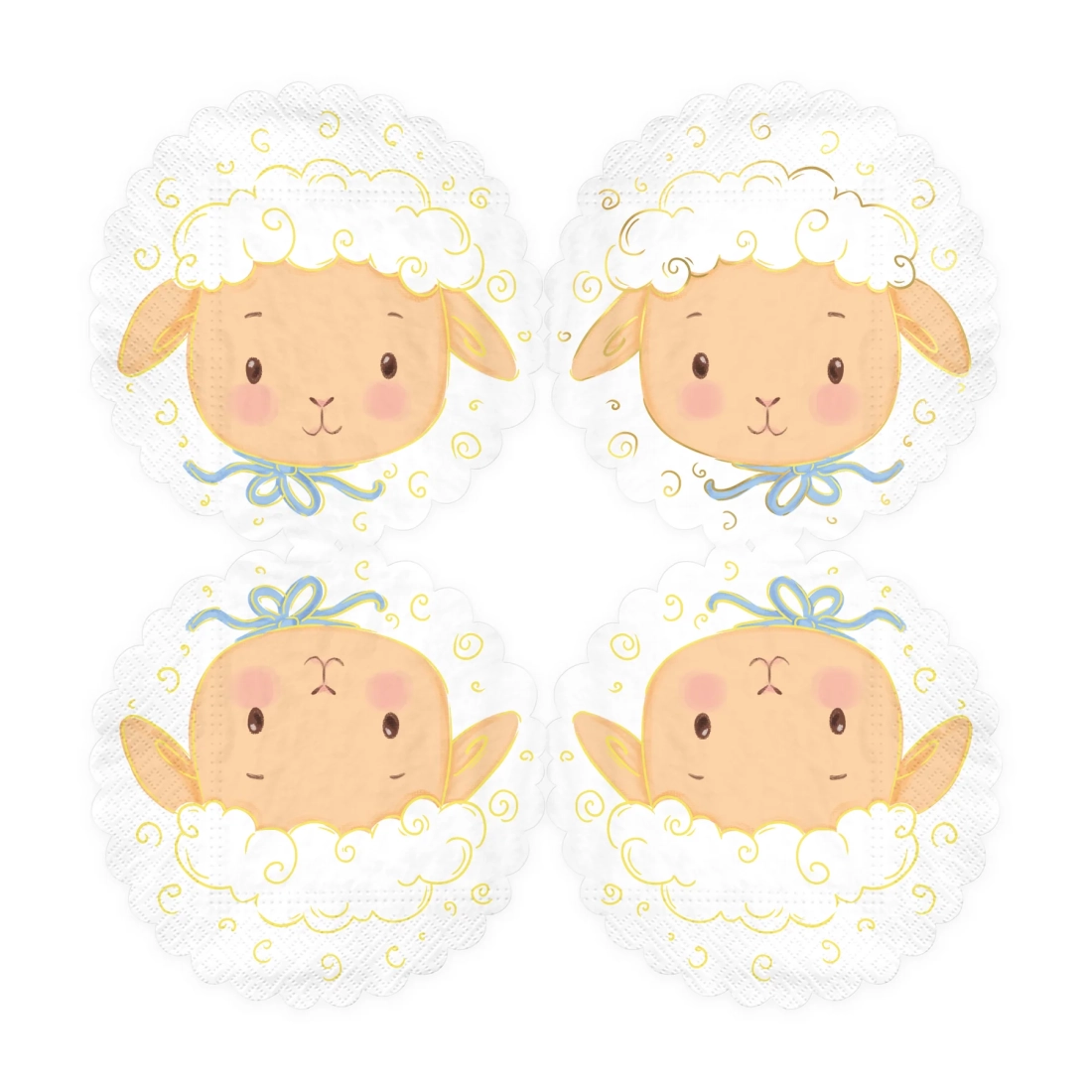 Húsvéti papírszalvéták Bárány, 10 db