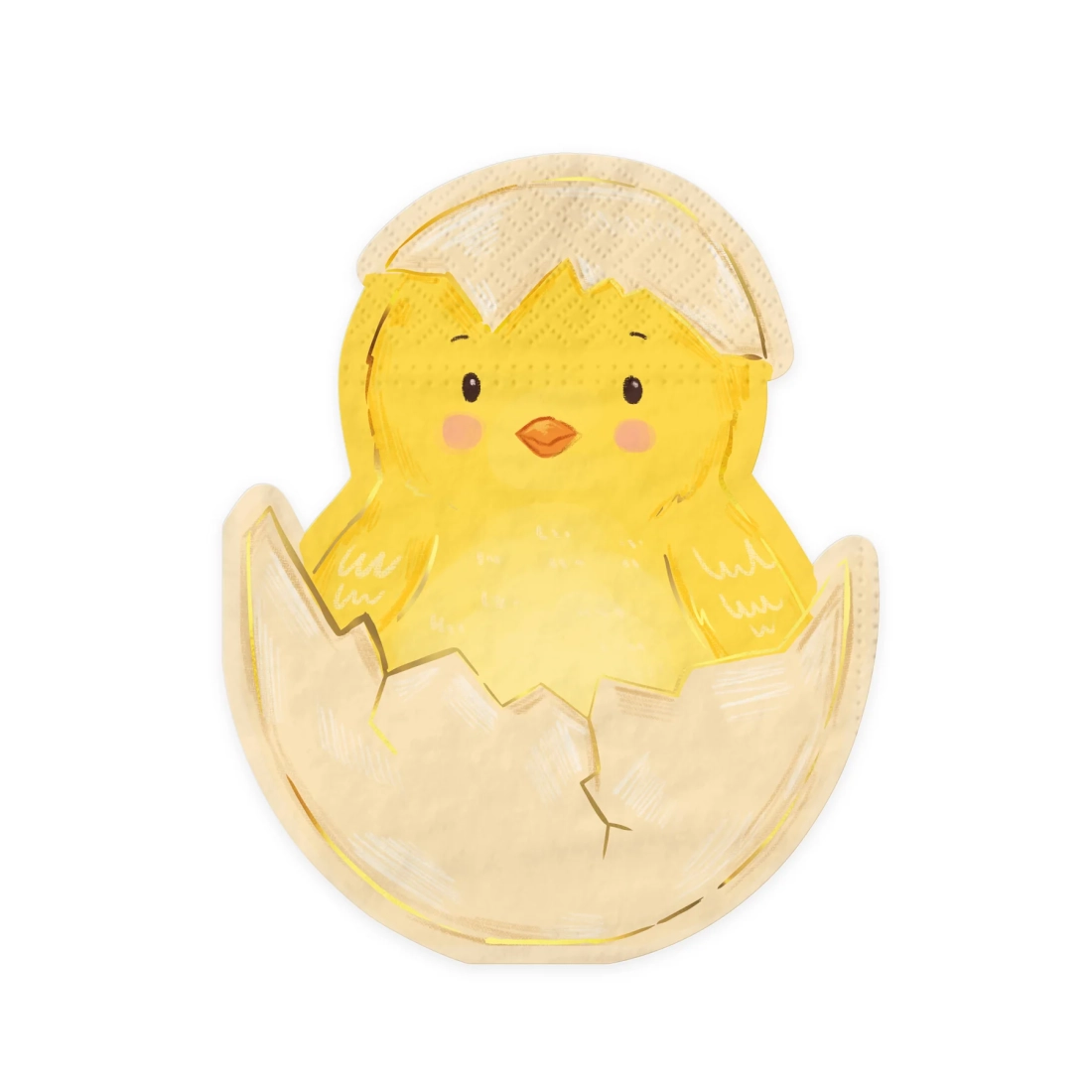 Șervețele de hârtie de Paște, Puișor în ou, 10 buc.