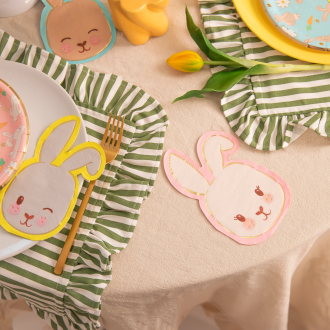 Velikonočne papirnate serviete Zajček, 10 kosov