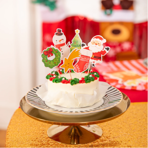 Karácsonyi sütemény- és muffin díszek, vegyes csomag, 6 db Karácsonyi sütemény- és muffin díszek, vegyes csomag, 6 db