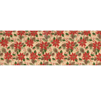 Božični prt – tekač Božične vrtnice 275 x 28 cm