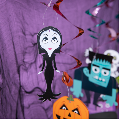 Halloween lógó spirálok – szörnyek, 6 darabos készlet Halloween lógó spirálok – szörnyek, 6 darabos készlet
