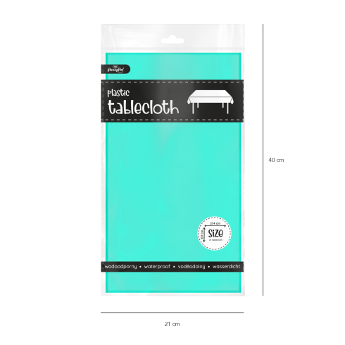 Vízálló türkiz terítő – 137×274 cm Vízálló türkiz terítő – 137×274 cm