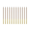 Lumânări de aniversare înalte 14 cm – rose gold, 12 buc.