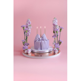 Visoke rojstnodnevne sveče 14 cm – rose gold, 12 kosov