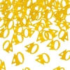 Confetti cu explozie, cifra 40, auriu metalizat, 40 cm
