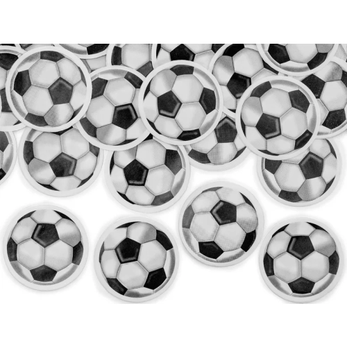 Confetti cu efect de tragere – mingi de fotbal, 40 cm