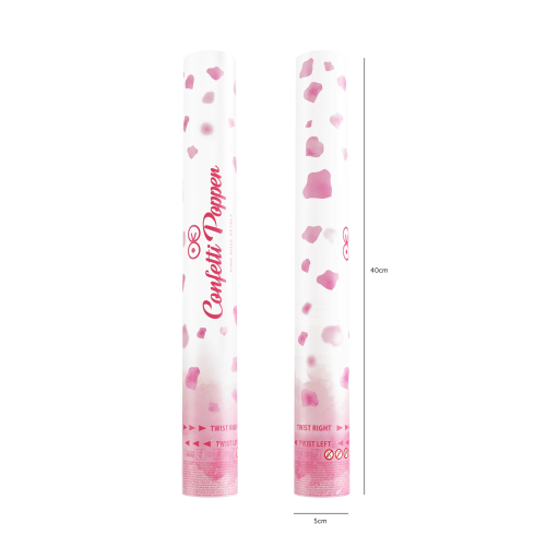 Konfetti kilövő – rózsaszirmok, 40 cm Konfetti kilövő – rózsaszirmok, 40 cm