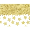 Kilövős konfetti – arany csillagok, 20 cm
