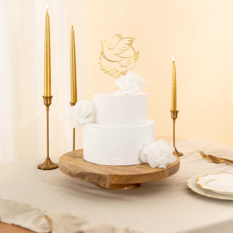 Srebrni disco topperji – komplet 8 kos