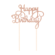 Tortadísz „Happy Birthday” – csillogó, rosegold Tortadísz „Happy Birthday” – csillogó, rosegold