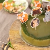 Decor pentru tort cu animale de pădure, 9 buc.
