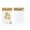 Decorațiune pentru tort Mr & Mrs – 25,5 cm