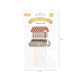 Zabodni okraski za dekliščino v obliki penisa – 6 kosov