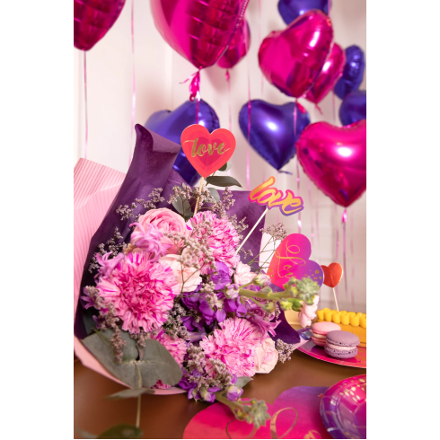 Srebrni disco topperji – komplet 8 kos