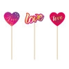 Decoruri pentru tort „Love” – set 3 buc.
