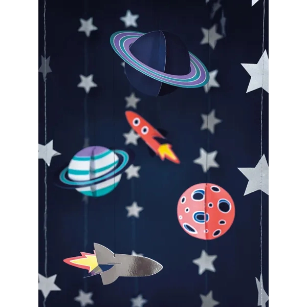 Decorațiune suspendată Spațiu, 5 buc.