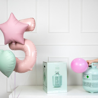 Steklenica s helijem, 50 balonov - helij za napihovanje balonov