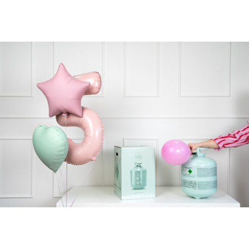 Steklenica s helijem, 50 balonov - helij za napihovanje balonov