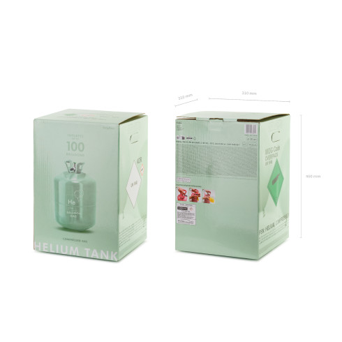 Steklenica s helijem, 50 balonov - helij za napihovanje balonov