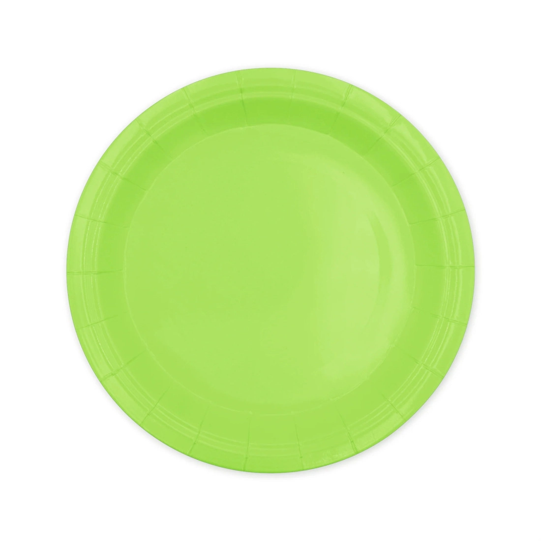 Zöld papírtányérok 18 cm – 6 darab