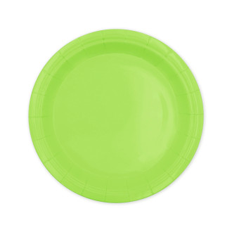 Zeleni papirnati krožniki 18 cm – 6 kosov