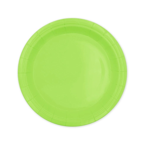 Zelené papírové talíře 18 cm – 6 kusů