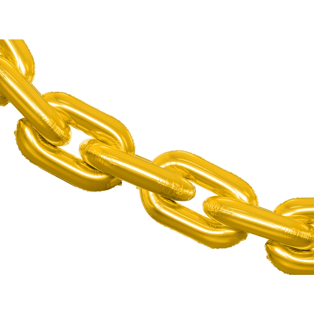 Arany fóliás lufigirland Lánc
