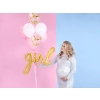Balon din folie auriu GIRL 77x70 cm